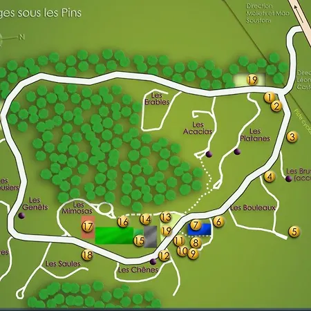 Les Villages Sous Les Pins, Bungallow A17 Dom wakacyjny